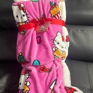 Hello Kitty 2 pack Christmas Blankets!